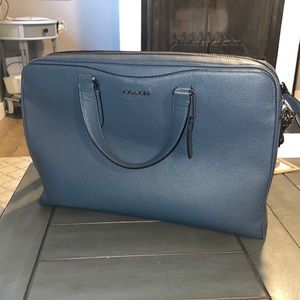 CoachOutlet Business Bag A4 Storage Leather Briefcase C8174 Denim
